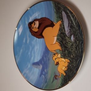 The Walt Disney lion king limited edition plate 1994